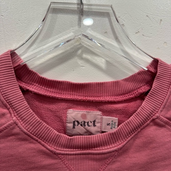 Pact Crewneck Sweatshirt Sweater Small Organic Cotton Loungewear - Picture 3 of 7